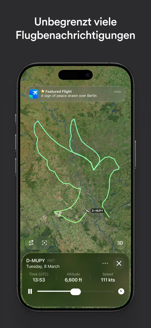 Plane Finder ⁃ Flight Tracker iPhone App Screenshot 9 – Reisen