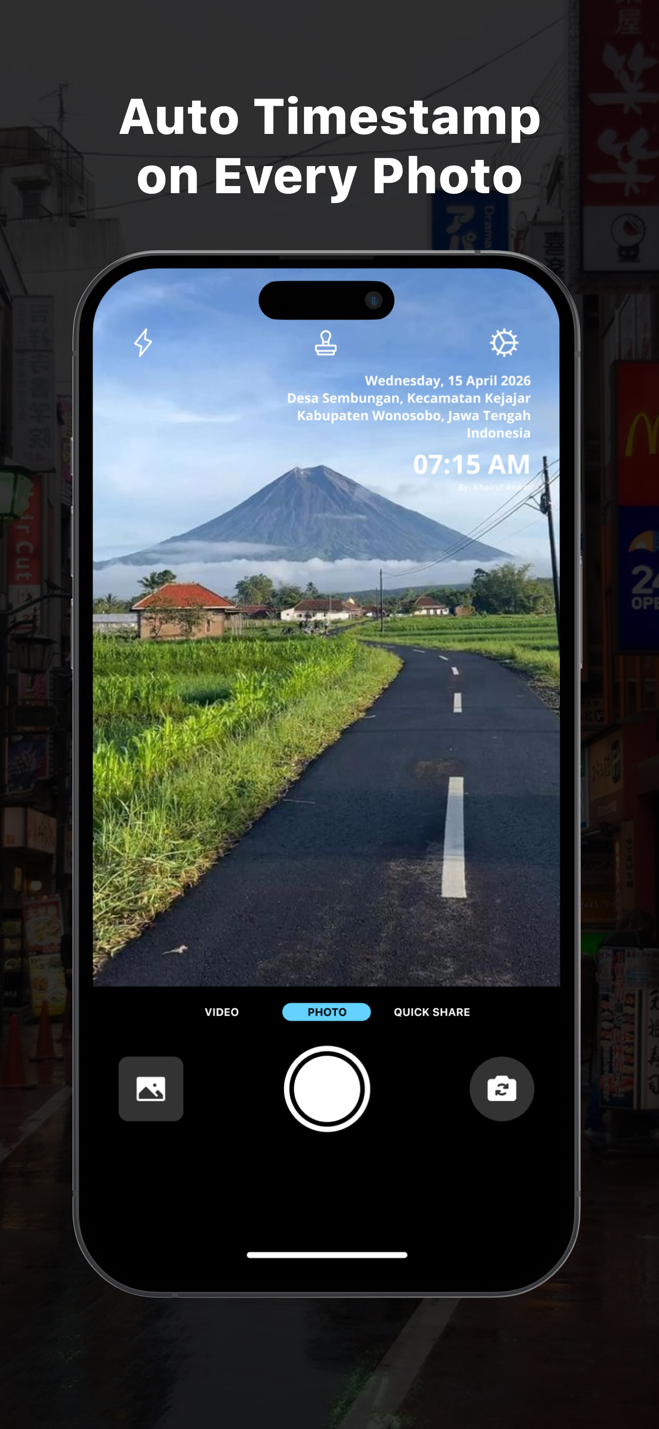 StampCam – Timestamp Camera screenshot 2