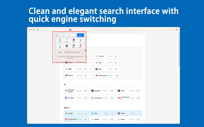 Quick Search Pro-For Browser