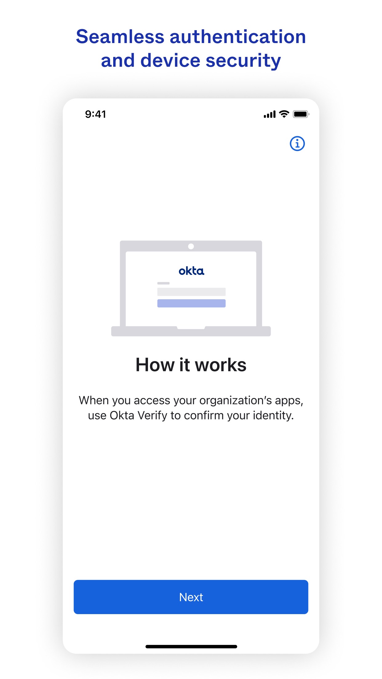 Okta Verify screenshot 1