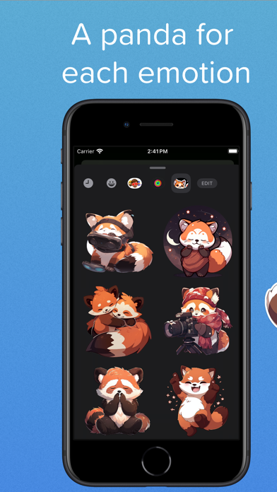 Screenshot #2 pour Red Panda Stickerpack
