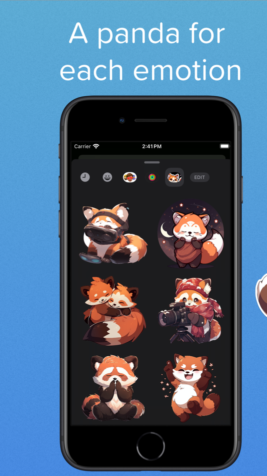 #2. Red Panda Stickerpack (iOS) 由: FTRBND, LLC