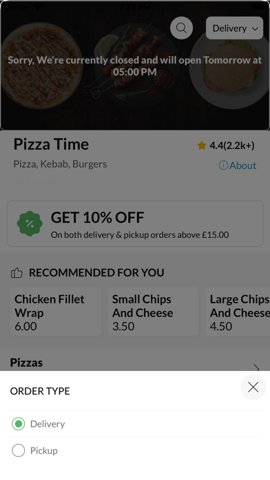 Pizza Time Haverfordwest Screenshot