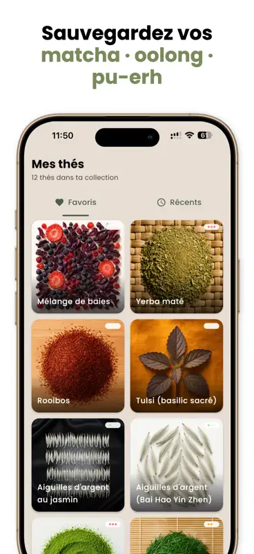 Teafinity: Minuteur Thé & IA screenshot 3 of 6