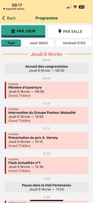 Congrès ISNAR-IMG 2025 screenshot 2