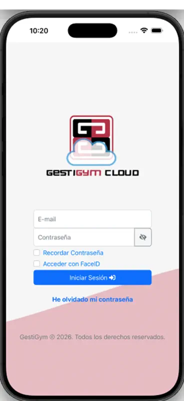 GestiGym Cloud screenshot 1 of 7