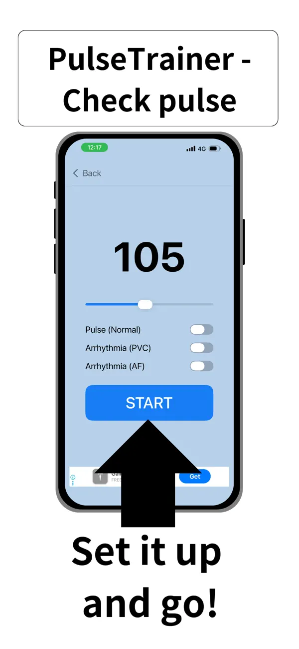 Screenshot #2 pour PulseTrainer - Check pulse.