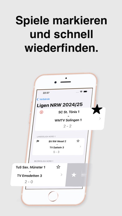 Badminton Spielbericht Live Screenshot
