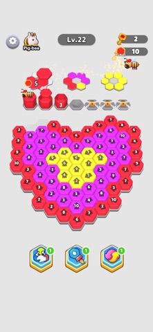 Bee Away - Hexa Out Puzzle iPhone screenshot
