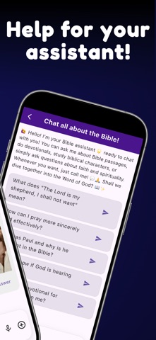 Bible AI Assistant iPhone screenshot