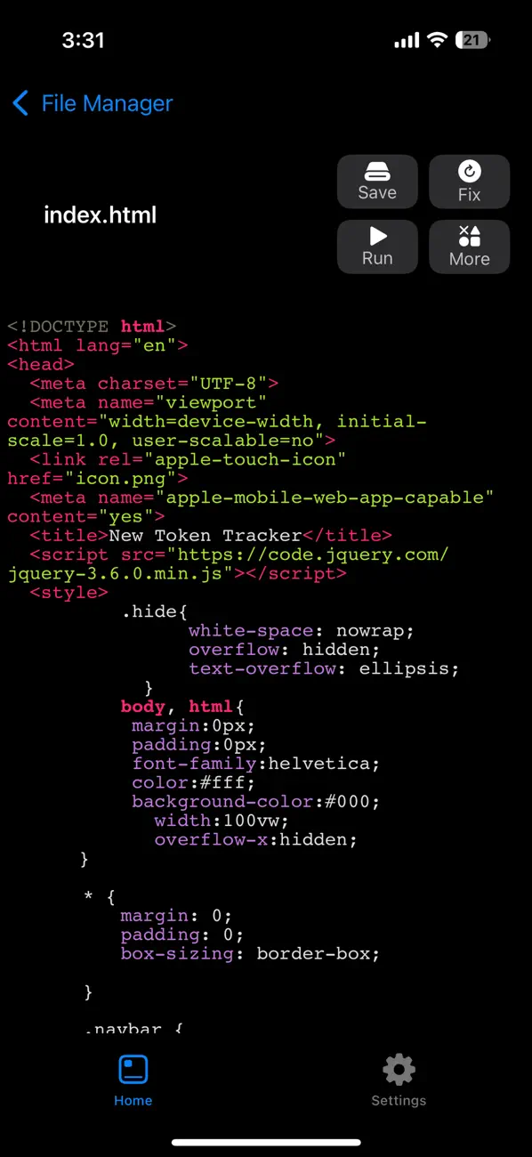 #1. Code Splenda - Static Web IDE (iOS) Von: Winter Bagley