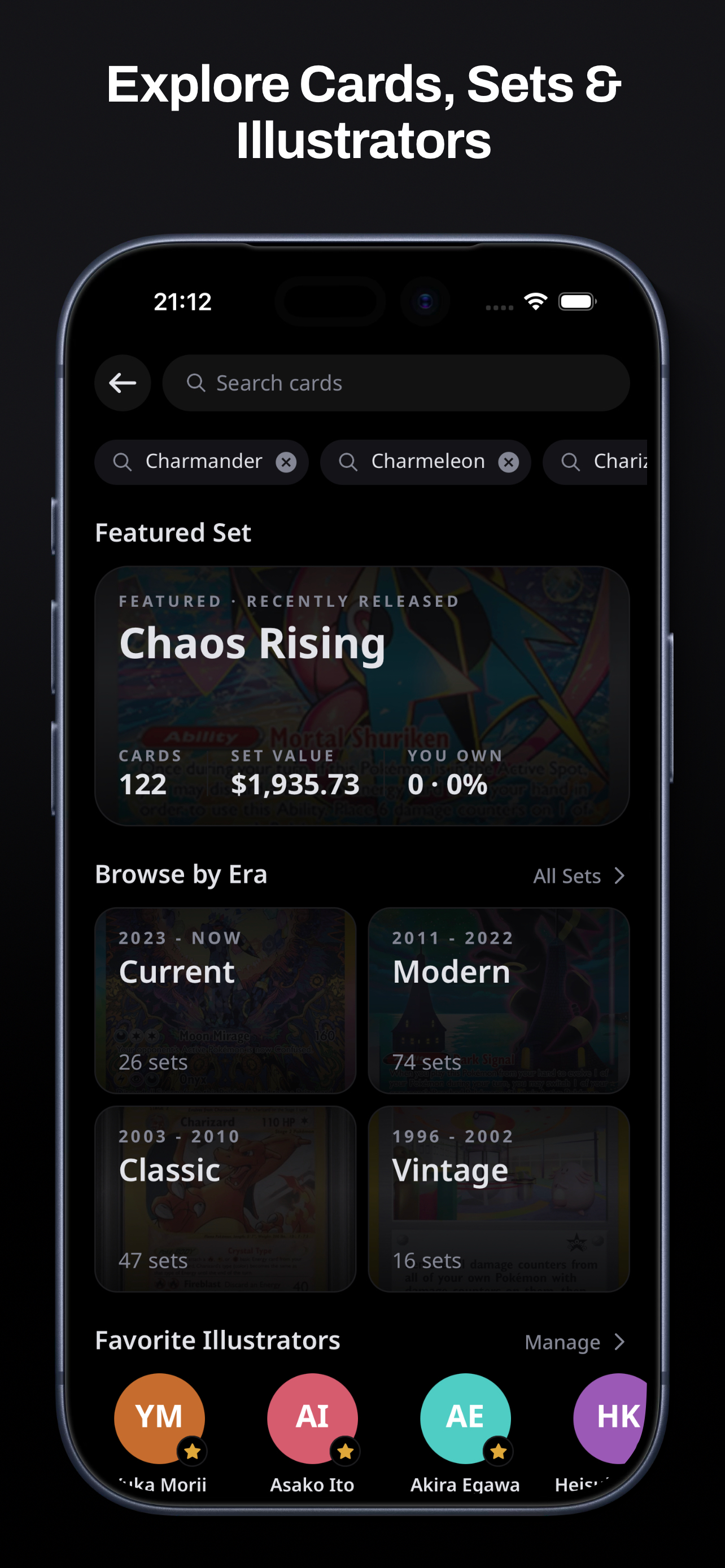 PokeVest: Your TCG Portfolio