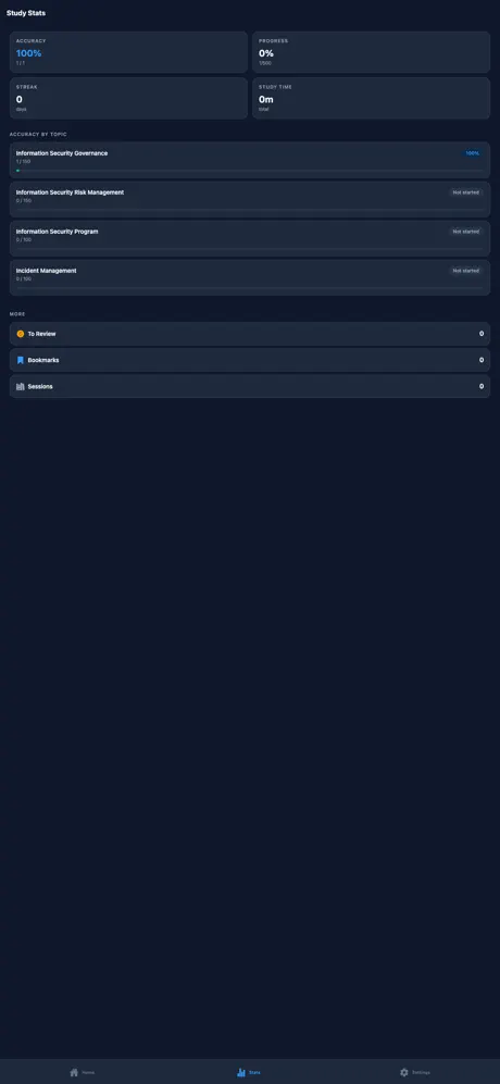CISM Practice Exam Prep screenshot 5