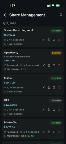 iList - OpenList/Alist Client iPhone screenshot