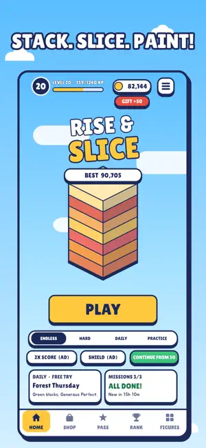 rise-and-slice screenshot 1