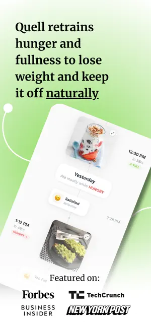 Quell - The Satiety App screenshot 1