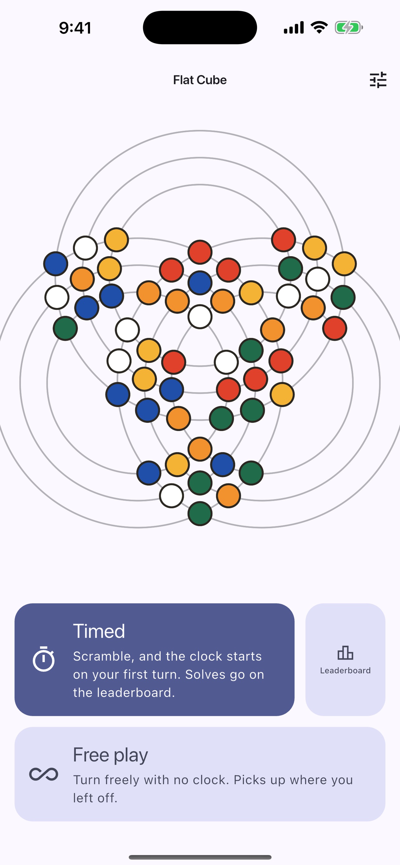 Screenshot 1 of Flat Cube: Unfolded Puzzle