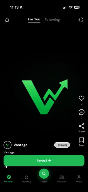 Vantage: Discover Startups screenshot 1