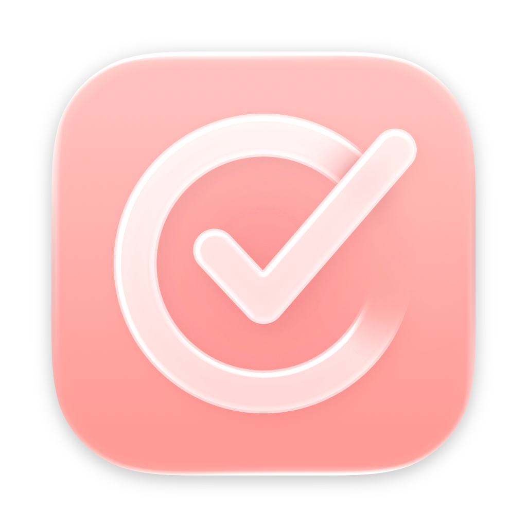 Structured Mac app icon, 1024 × 1024
