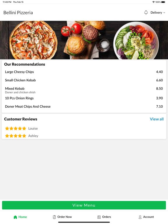 Screenshot #5 pour Bellini Pizzeria Matlock