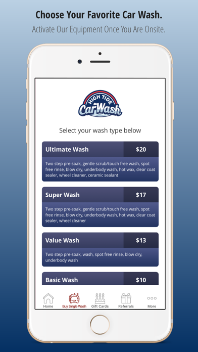 High Tide Car Wash Screenshot 2 - AppWisp.com High Tide Car Wash Screenshot 2 - AppWisp.com