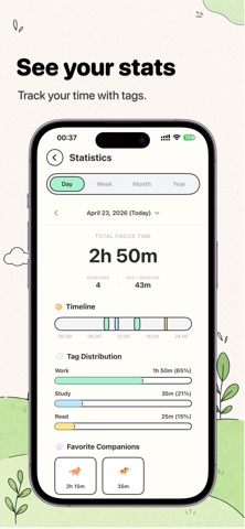 Mofu: Pomodoro Study Timer Screenshot 6 of 7