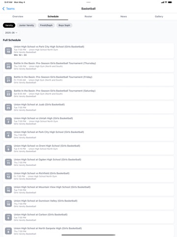 App screenshot