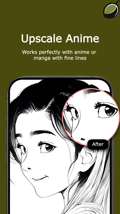 OLVE: AI Photo & Anime Upscale
