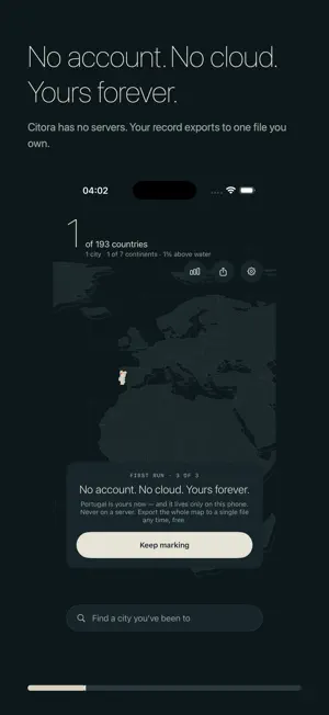 Citora: City Travel Log screenshot 3