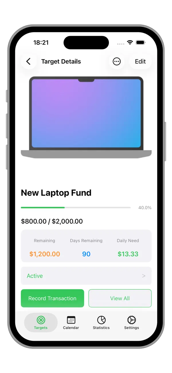 Screenshot #2 pour Saving Money Box-Savings Goals