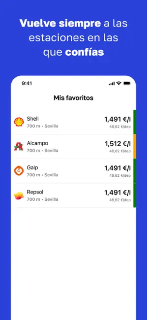 Gasall: Gasolineras España iPhone screenshot 5