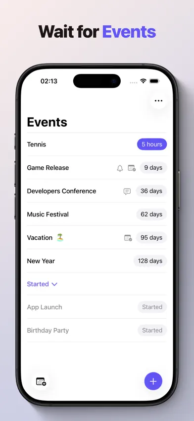 Wait Menu screenshot 1