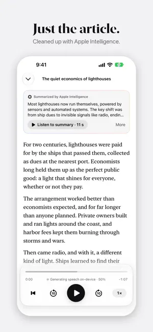 Vois: Articles Read Aloud screenshot 2