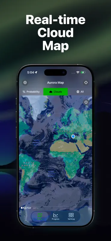 Aurora Forecast - Borealis Map screenshot 4 of 7