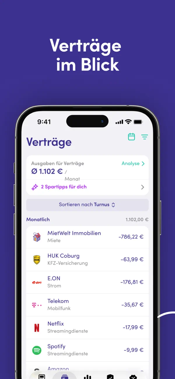 Finanzguru iPhone App Screenshot 4 – Finanzen