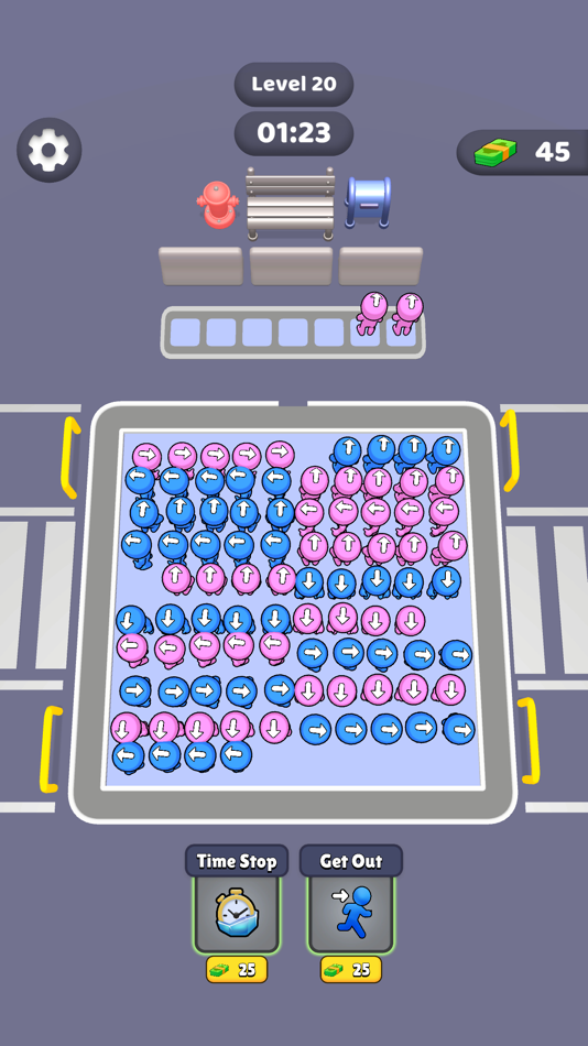 #6. Crowd Escape 3D! (iOS) 由: Ozan Kasikci