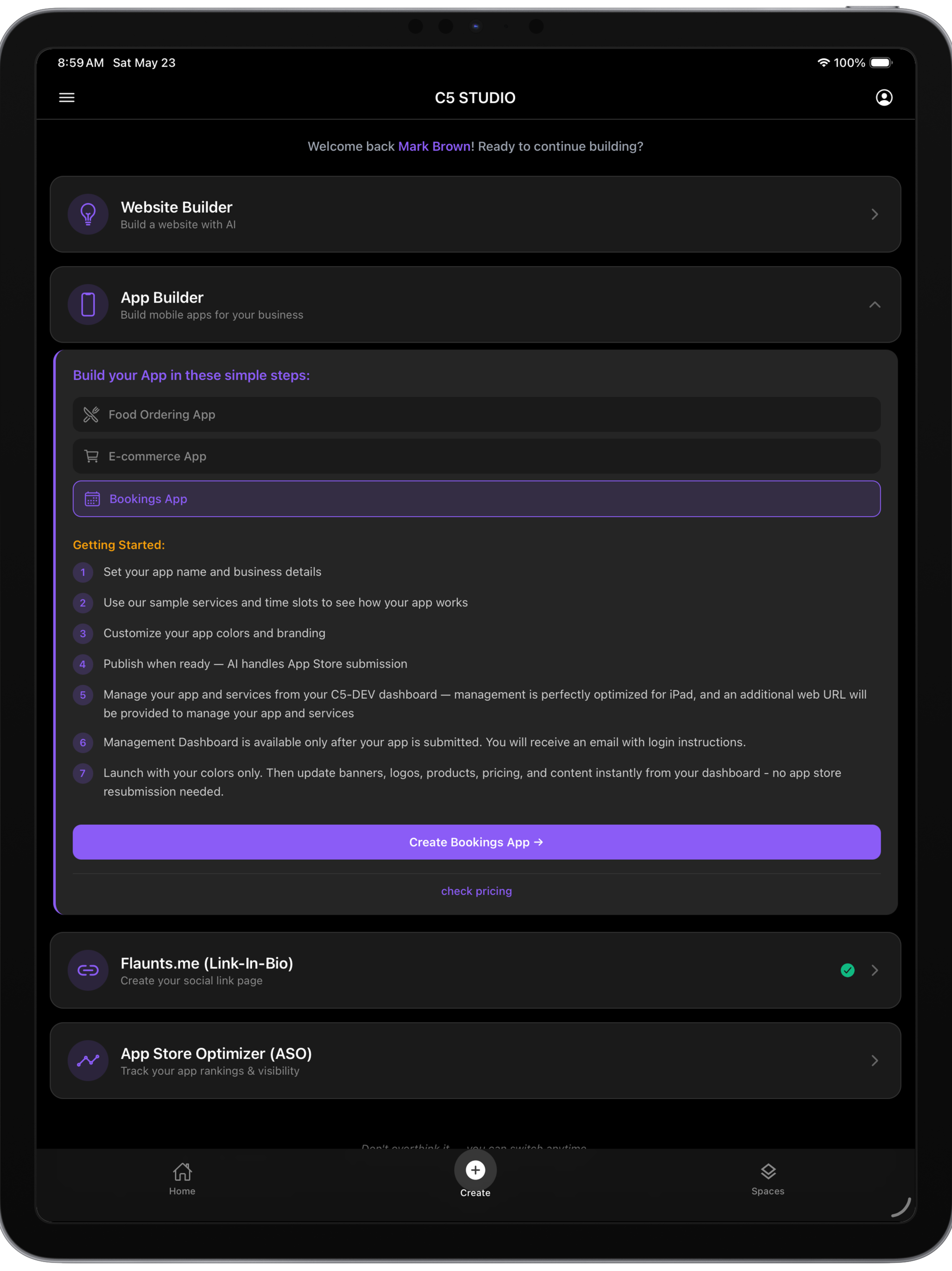 C5-DEV: APP & WEBSITE BUILDER