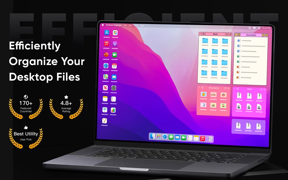 #1. Desktop Organizer - File Zones (macOS) Podle: 建利 陈