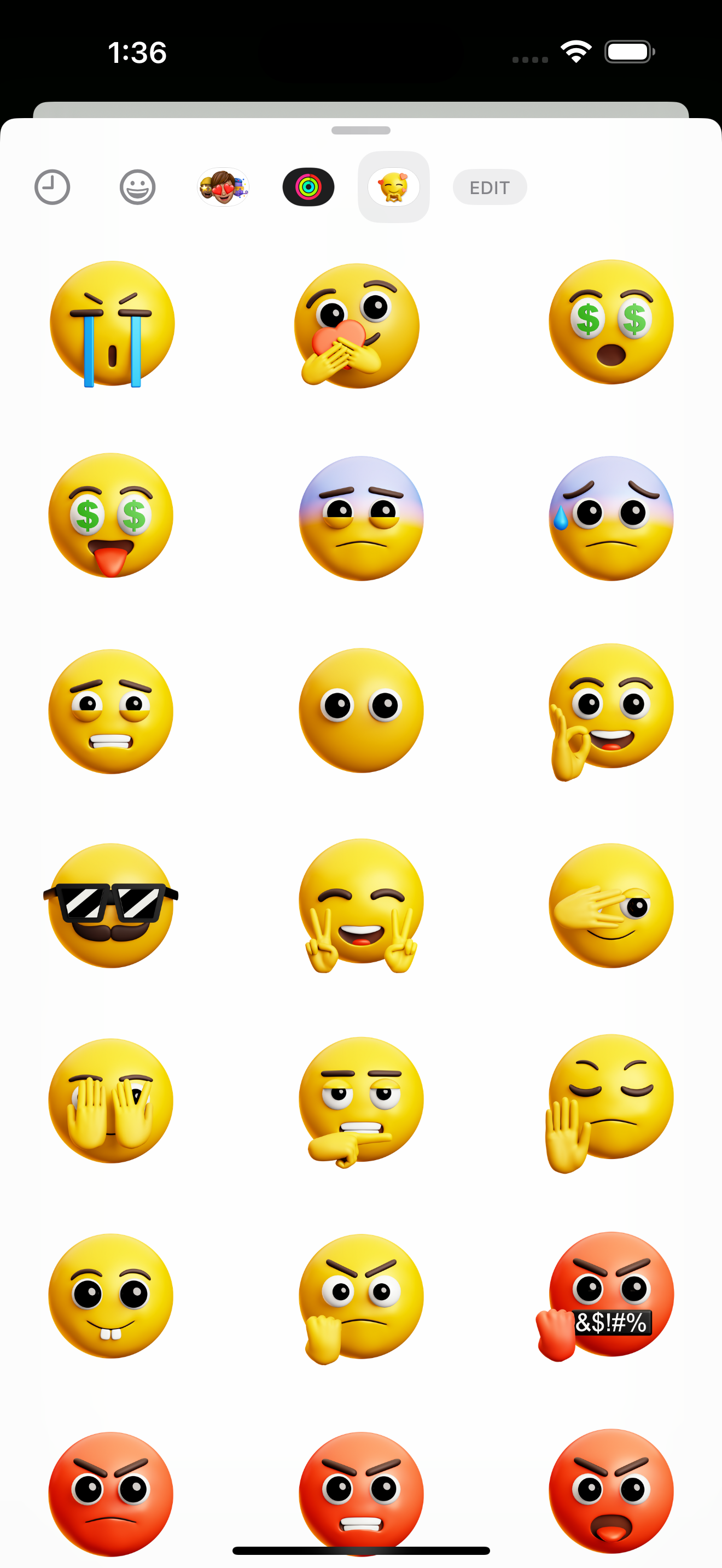 Big Emoji Stickers - WASticker