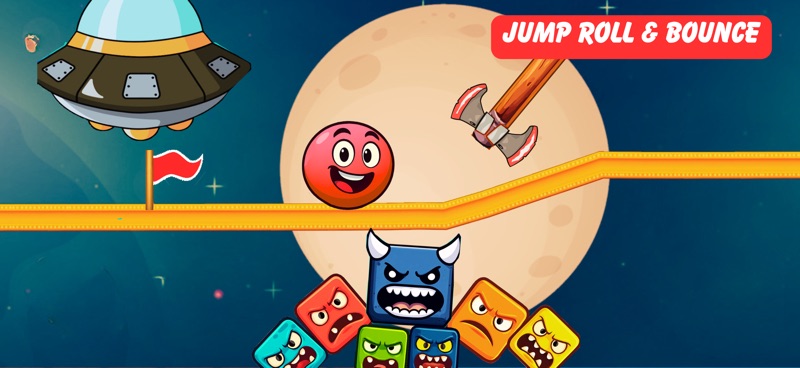 Bounce Ball 4 - Red Ball Hero screenshot 2
