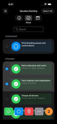 Checkomat: Private Checklists Screenshot 8 of 10