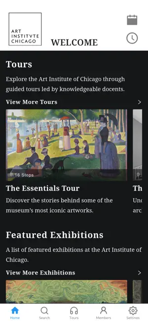 art institute app screenshot 1