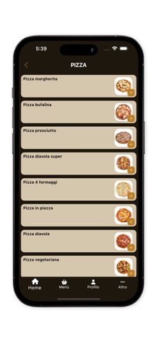 Italians pizza screenshot