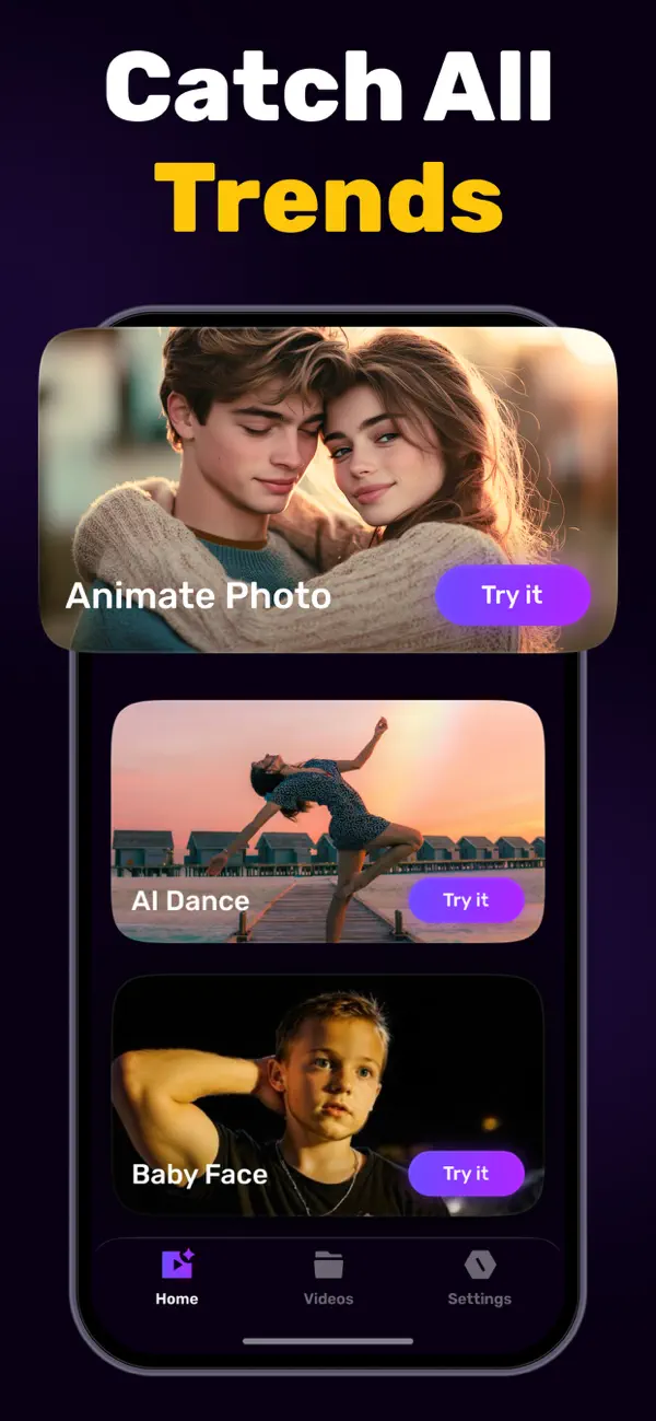Screenshot #3 pour AI Effects Video Maker