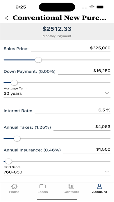 Presidential Bank Mortgage Screenshot