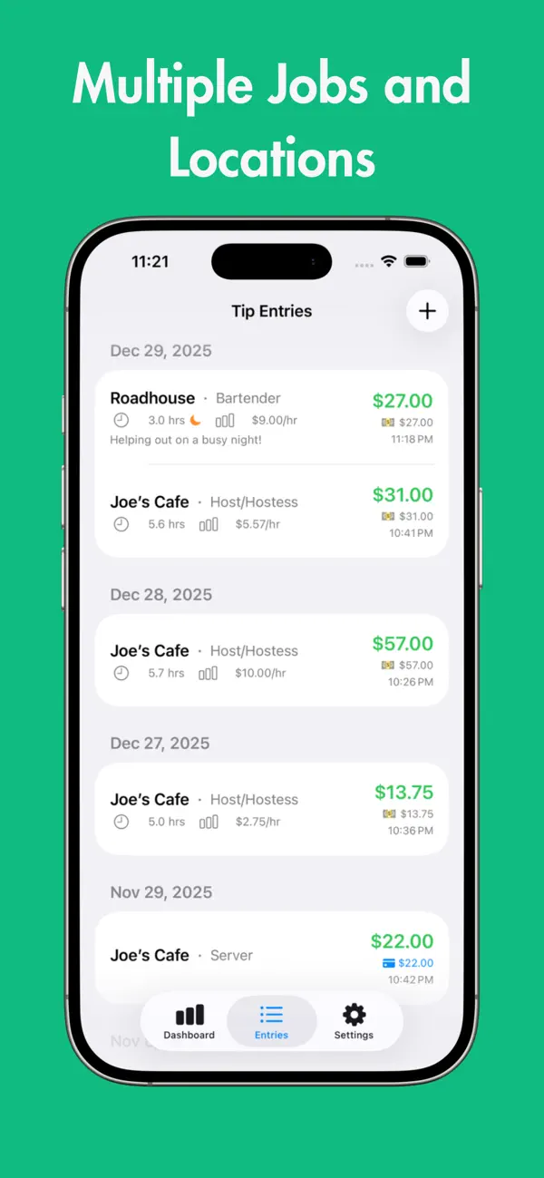 #2. Tip Tracker: TipThat (iOS) Ved: Chad Gaul