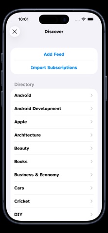 Silverleaf Reader iPhone screenshot