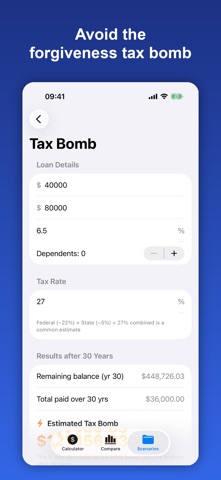 Student Loan RAP Calculator Screenshot 2 of 5