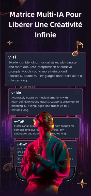 MakeBestMusic: Musique IA screenshot 3 of 6