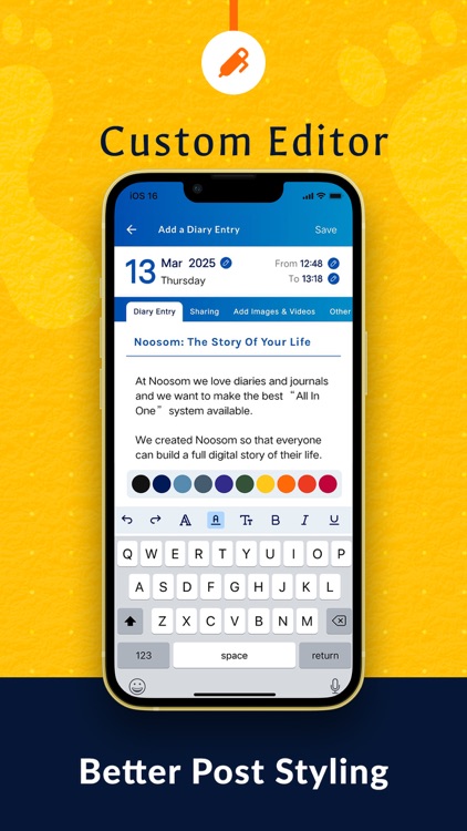 Noosom Diary & Your Life Story screenshot-6